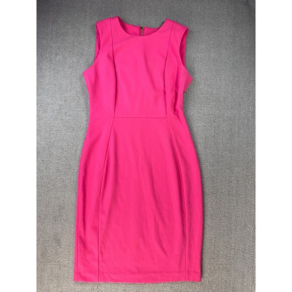 Calvin Klein Dresses & Skirts - Calvin Klein Dress Knee Length Sheath Career Wedding Guest Classic Pink Size 8